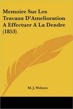 Memoire Sur Les Travaux D'Amelioration A Effectuer A La Dendre (1853)