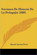 Nociones De Historia De La Pedagojia (1889)