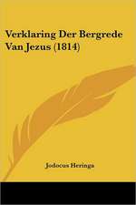 Verklaring Der Bergrede Van Jezus (1814)