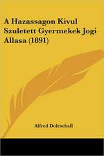 A Hazassagon Kivul Szuletett Gyermekek Jogi Allasa (1891)