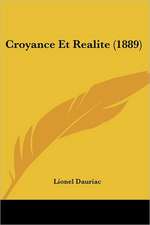 Croyance Et Realite (1889)