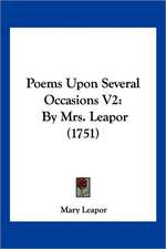 Poems Upon Several Occasions V2