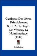 Catalogue Des Livres