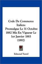 Code De Commerce Italien