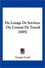 Du Louage De Services