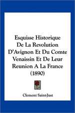 Esquisse Historique De La Revolution D'Avignon Et Du Comte Venaissin Et De Leur Reunion A La France (1890)