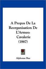 A Propos De La Reorganisation De L'Armee