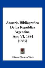 Anuario Bibliografico De La Republica Argentina