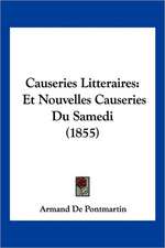 Causeries Litteraires