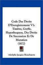 Code Des Droits D'Enregistrement V1