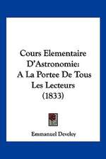 Cours Elementaire D'Astronomie