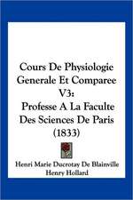 Cours De Physiologie Generale Et Comparee V3