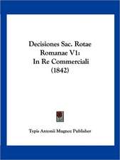 Decisiones Sac. Rotae Romanae V1