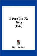 Il Papa Pio IX