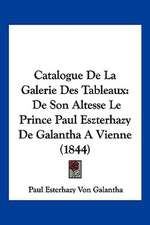 Catalogue De La Galerie Des Tableaux