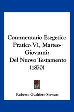 Commentario Esegetico Pratico V1, Matteo-Giovanni