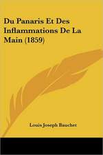 Du Panaris Et Des Inflammations De La Main (1859)