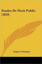 Etudes De Droit Public (1859)