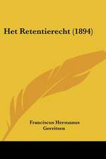 Het Retentierecht (1894)