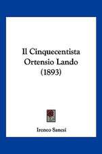 Il Cinquecentista Ortensio Lando (1893)