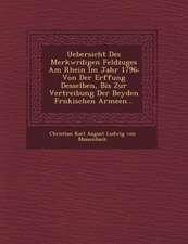 Uebersicht Des Merkw Rdigen Feldzuges Am Rhein Im Jahr 1796: Von Der Er Ffung Desselben, Bis Zur Vertreibung Der Beyden Fr Nkischen Armeen...