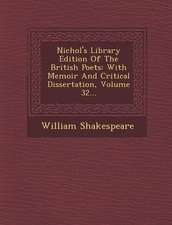 Nichol's Library Edition of the British Poets