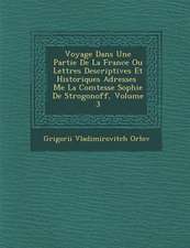 Voyage Dans Une Partie de La France Ou Lettres Descriptives Et Historiques Adress Es Me La Comtesse Sophie de Strogonoff, Volume 3