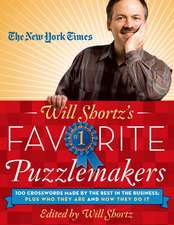 The New York Times Will Shortz's Favorite Puzzlemakers