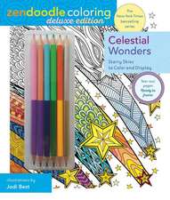 Zendoodle Coloring: Celestial Wonders: Deluxe Edition with Pencils