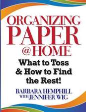 Organizing Paper @ Home