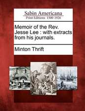 Memoir of the REV. Jesse Lee