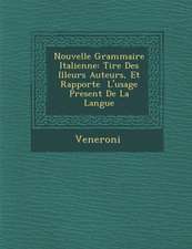 Nouvelle Grammaire Italienne: Tir E Des Illeurs Auteurs, Et Rapport E L'Usage Present de La Langue