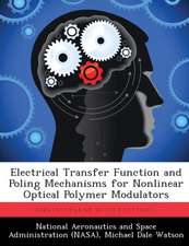 Electrical Transfer Function and Poling Mechanisms for Nonlinear Optical Polymer Modulators
