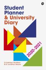 Student Planner and University Diary 2020-2021