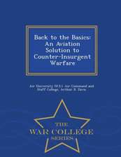 Back to the Basics: An Aviation Solution to Counter-Insurgent Warfare - War College Series