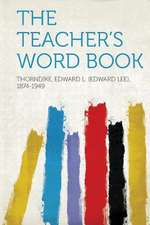 The Teacher's Word Book