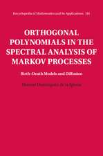 Orthogonal Polynomials in the Spectral Analysis of Markov Processes: Birth-Death Models and Diffusion