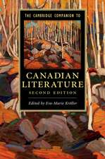 The Cambridge Companion to Canadian Literature