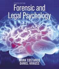 Forensic and Legal Psychology