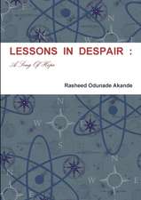 Lessons in Despair