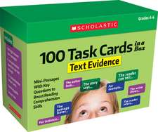 100 Task Cards in a Box: Text Evidence: Mini-Passages with Key Questions to Boost Reading Comprehension Skills