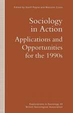 Sociology in Action: Applications and Opportunities for the 1990s