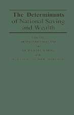 The Determinants of National Saving and Wealth: Proceedings of a Conference held by the International Economic Association at Bergamo, Italy