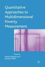 Quantitative Approaches to Multidimensional Poverty Measurement