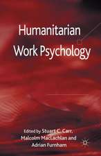 Humanitarian Work Psychology