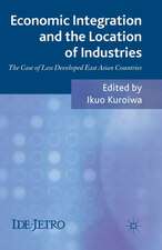 Economic Integration and the Location of Industries: The Case of Less Developed East Asian Countries