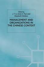 Management and Organizations in the Chinese Context