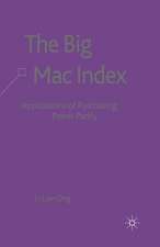 The Big Mac Index: Applications of Purchasing Power Parity