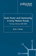 State, Power and Community in Early Modern Russia: The Case of Kozlov, 1635-1649