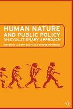 Human Nature and Public Policy: An Evolutionary Approach